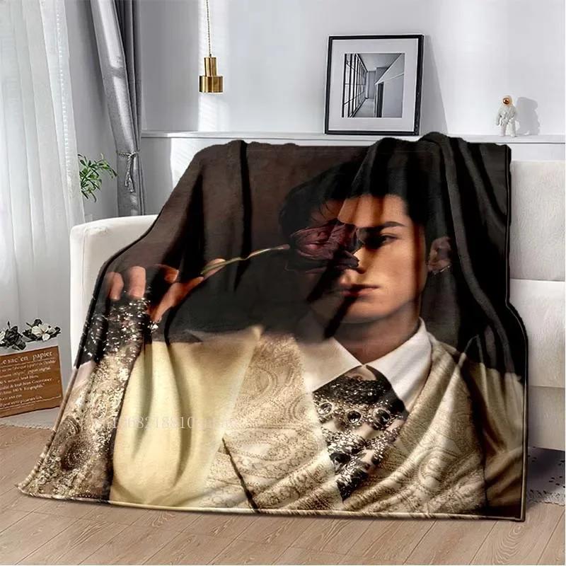 Dylan Wang Dong Fang Da Qiang Tagesdecke, Decke Cang Lan Jue für Sofa, Schlafzimmer, Dekoration, flauschige, weiche Decken