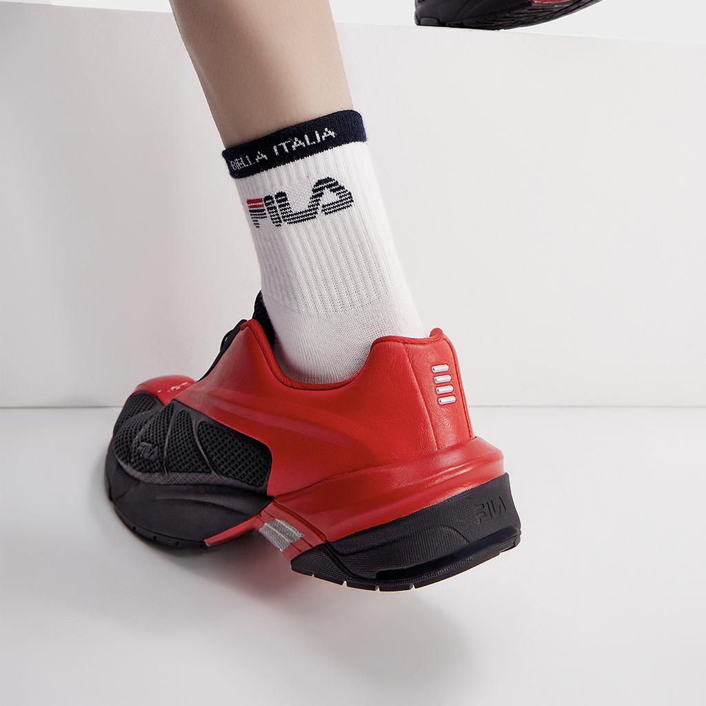 Fila Replica Ferrari Color Block Fashion Sports Durable Low Top Casual Shoes Men Sneaker Red Black F12M431116FFB