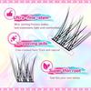 32 Rows Eyelash Extension Fluffy Individual Eyelashes Tweezers Cluster Eyelashes  Music Festivals