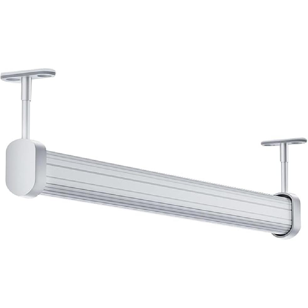 Kleiderstange, Robuste Kleiderstange, Oben montierte Kleiderstange, Robuste Kleiderstange Deckenmontage, 35 55 75 95 125 145 155 cm Lang für Garderobe Dusche