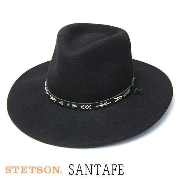 Used Stetson Western Hat Santa Fe Black