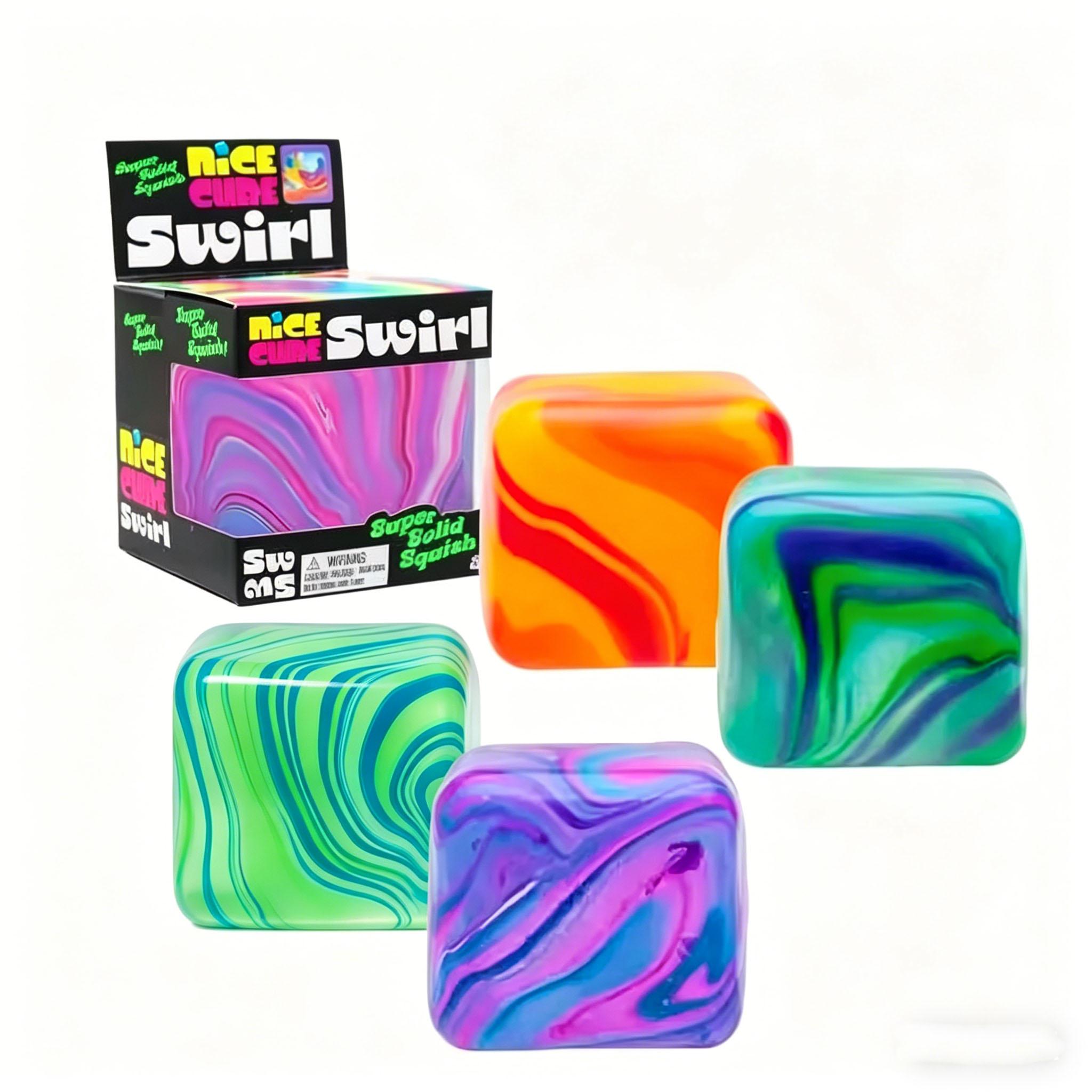 Discover Intime New Needoh Nice Sensory Cube, Anti-Stress Toy For Anxiety Relief & Concentration, Desk Sensory Cube For Adults & Kids