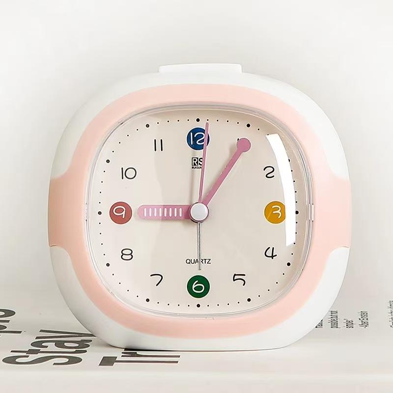 Silent Alarm Clock New Product Fashionable Student Bedside Small Alarm Clock Bedroom Luminous Clock Desktop Clock