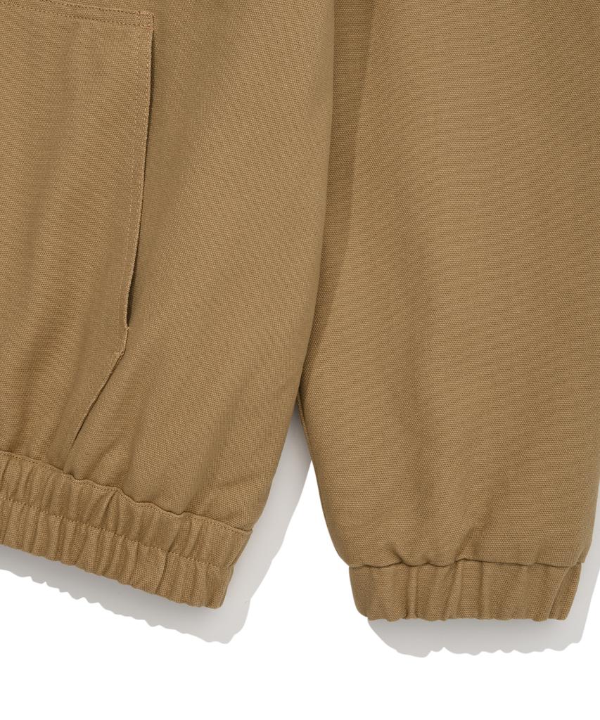 Wacky Willy Hooded Padded Work Jacket Beige