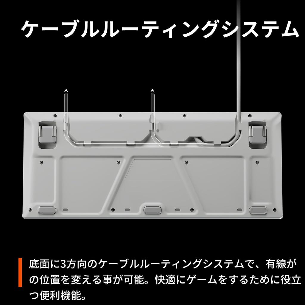 SteelSeries Gaming Keyboard Tenkeyless Wired Apex 3 TKL White US English Layout Silent Switch IP32 Water Resistant 24 Key Simultaneous Press Support