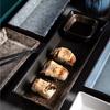Japanese-style Ceramic Seasoning Pot Household Creative Kitchen Oil Salt Sugar Monosodium Glutamate Condiment Box Oil Pourer