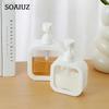 Soap Dispenser White Liquid Lotion Hand Pump Soap Dispenser Refillable Shampoo Bottle Plastic Bathroom Lotion Bottle