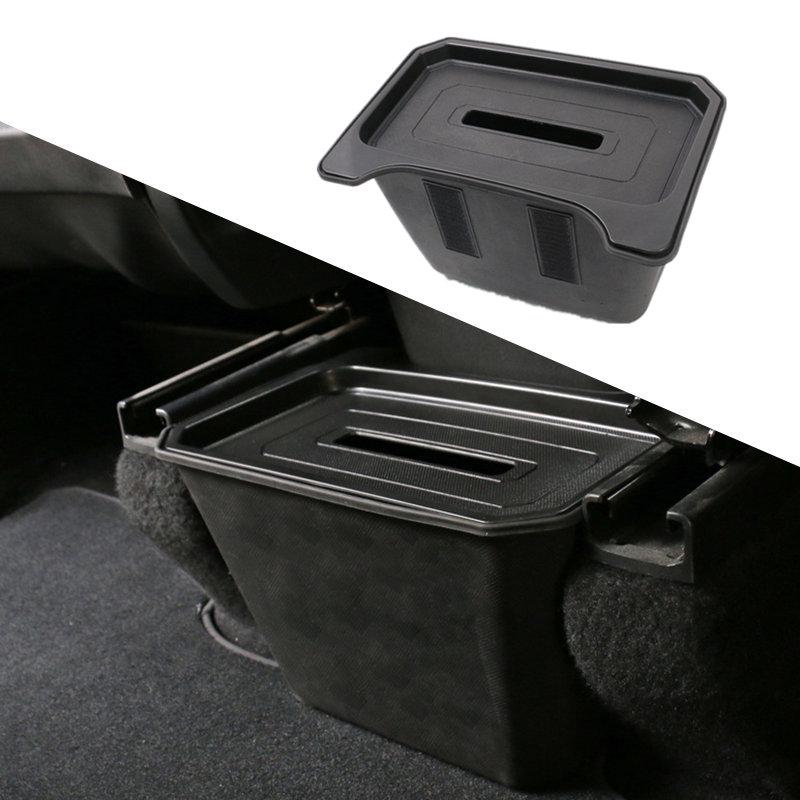 Tesla Model Y Rear Seat Storage Box and Trash Can