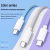 High-Quality Braided Data Cable for Apple 15PD20W & Huawei/Xiaomi 66W Fast Charging