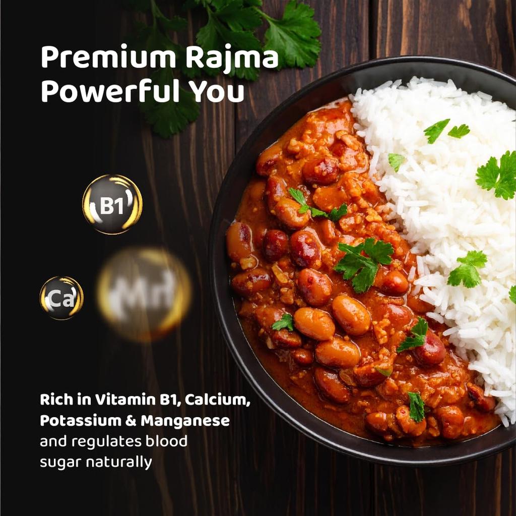 DeHaat Honest Farms Pesticide Free Unpolished Rajma (Chitra) 1 KG - Pesticide Free