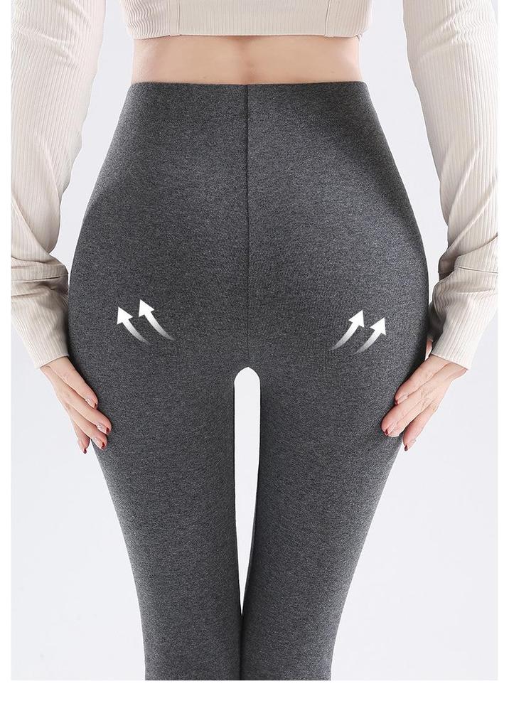 2025 Plus Velvet Thickened Leggings for Women - Warm, Slim Fit, Plus Size, Ideal for Spring/Autumn