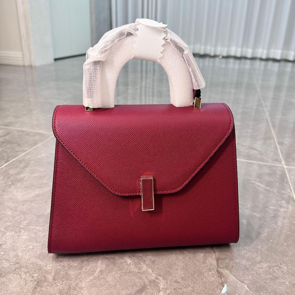 "Valais Valextra Iside Mini Shoulder & Messenger Bag - Palm Pattern Cowhide (Inspired by Liu Yifei)"