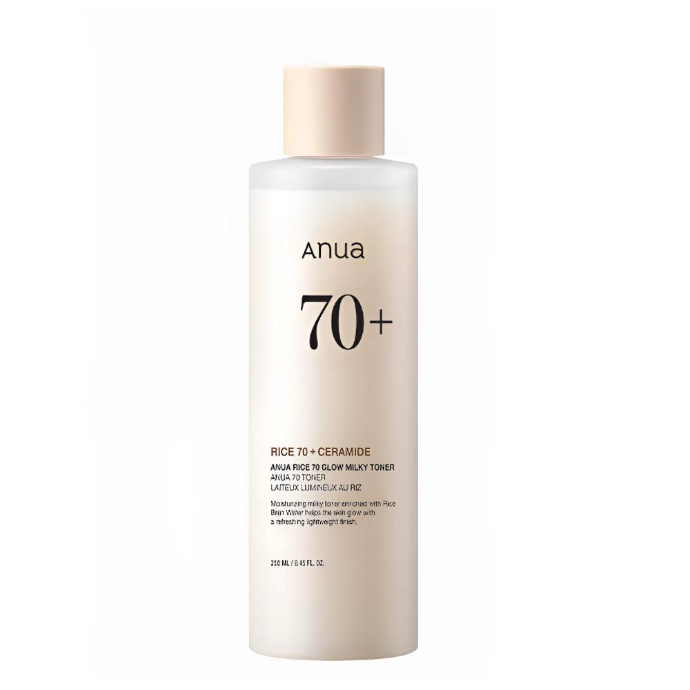Anua Rice 70 Glow Milky Toner 250ml– Milky Hydrating Brightening Care / K-Beauty Trending Skincare