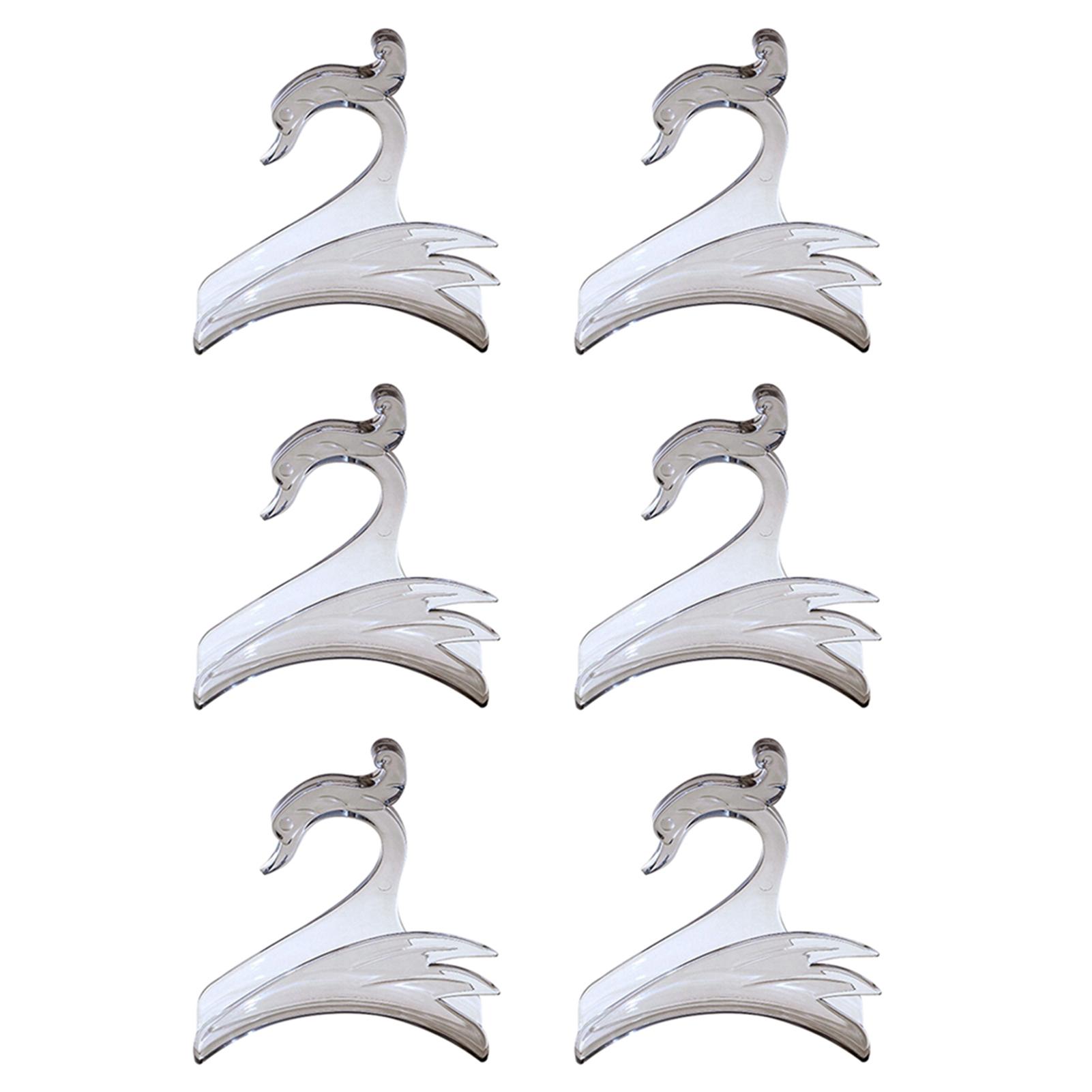 Closet Handbag Hanger Multifunctional Bag Storage Hook For Coat Hat 6pcs прозрачный черный 5480₽