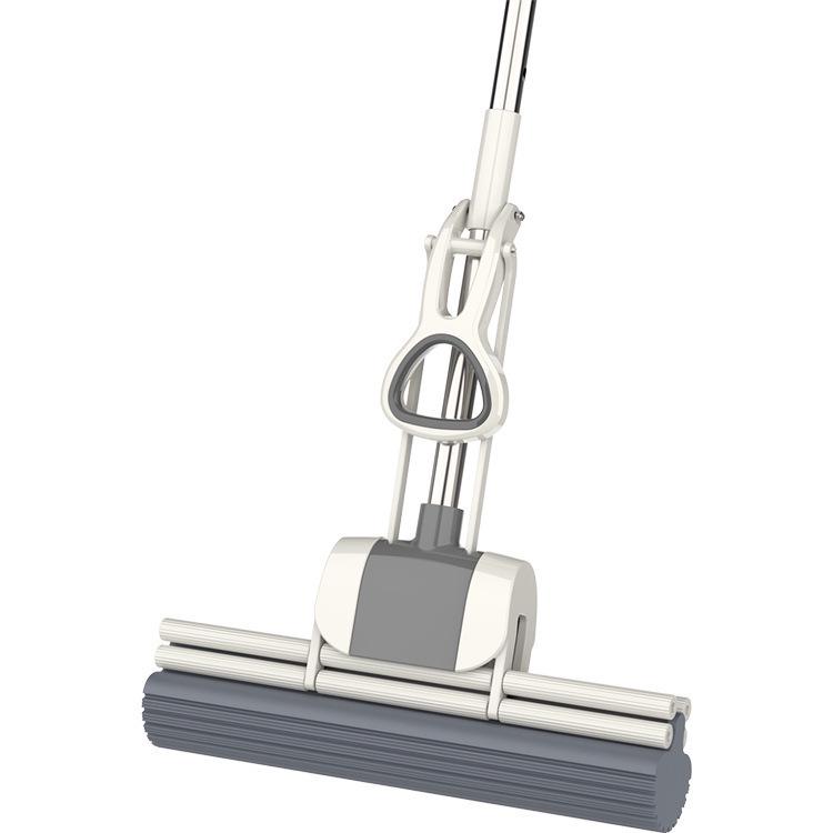 Large PVA Sponge Roller Mop - Hand-Free Squeeze, Absorbent & Lightweight
