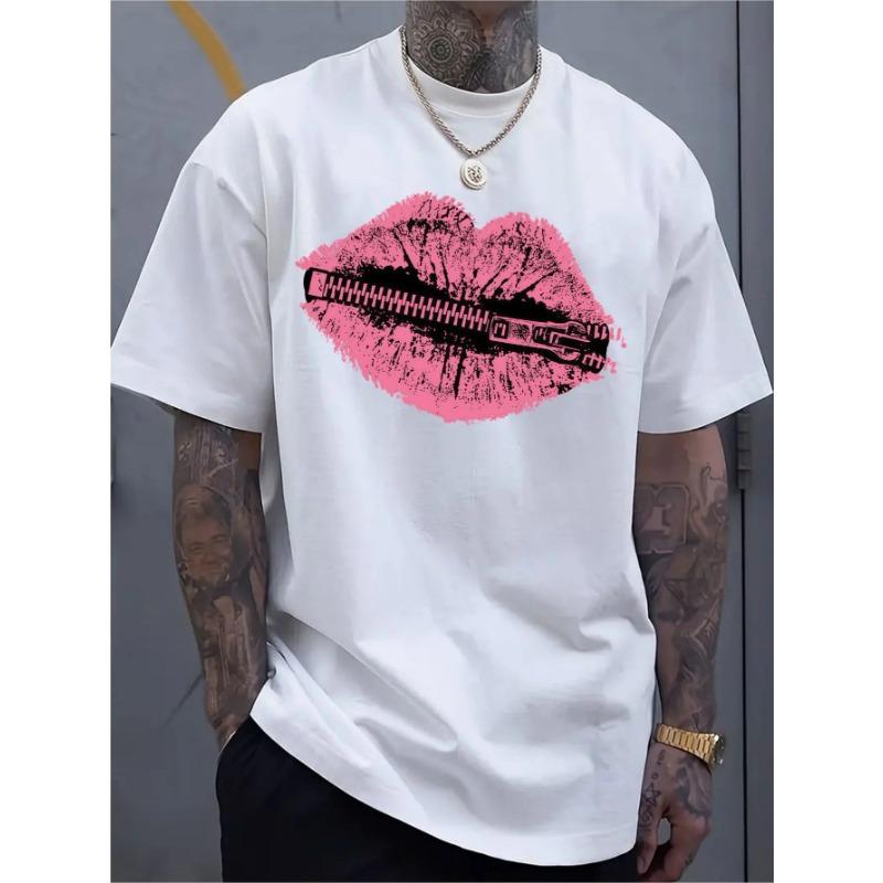 

European sizes Men s casual sportswear short-sleeved shirt, trendy 2D printed pattern, stretchy and comfortable, suitable for sports 4XL білий