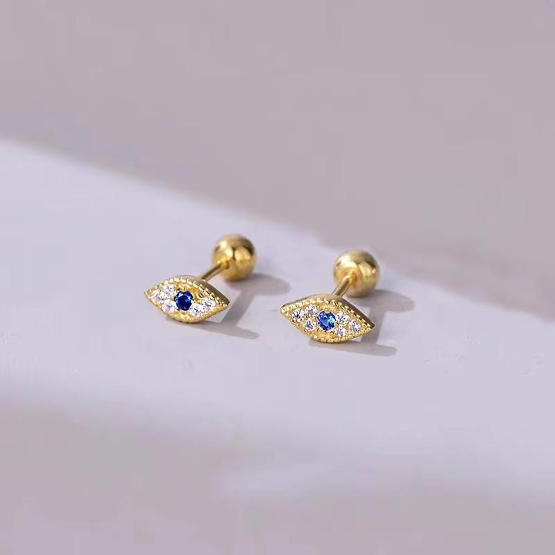 New Fashion Heart Stud Earrings for Women Hypoallergenic Screw Cartilage Helix Earring Girls Piercing Accessories Jewelry Gifts