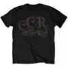 Creedence Clearwater Revival Band Cotton Black T Shirt Full Size S-5XL
