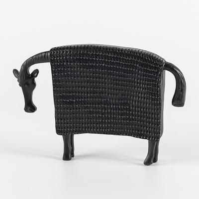 Modernaus Naujojo Kinų Stiliaus Gyvūnų Ornamentai Modelinio Namo Pardavimo Biuras Knygų Lentynos Ornamentai Kūrybingas Abstraktaus Meno Lininis Šarvuotas Arklys