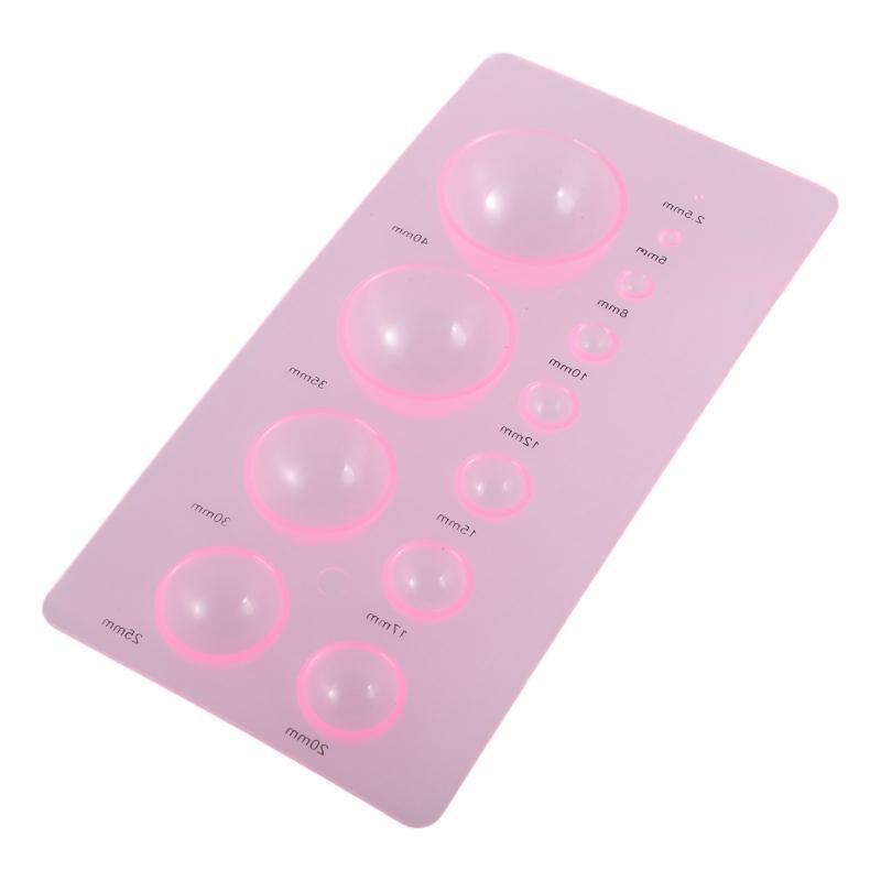 12 Size Half Ball Domes Quilling Papercraft Board Creation Mould Tool