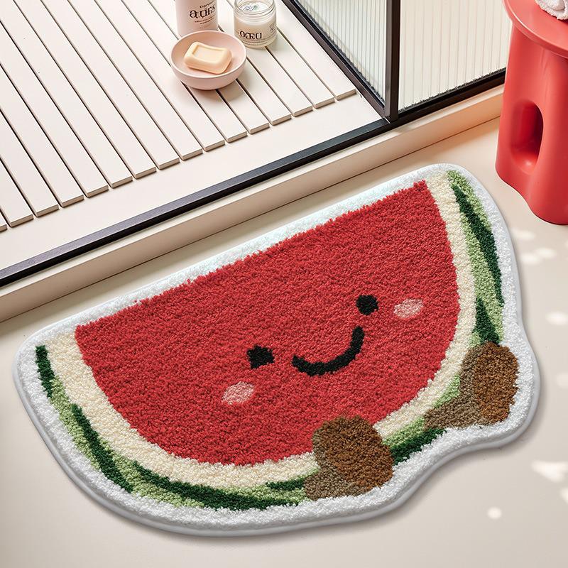 Luxury Faux Cashmere Leaf Bathroom Mat – Non-Slip, Dirt-Resistant, Wear-Resistant, Easy-to-Clean Decorative Floor Rug
