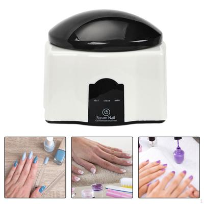 Máquina removedora de esmalte a vapor elétrica 36W para salão de beleza uso doméstico EUR