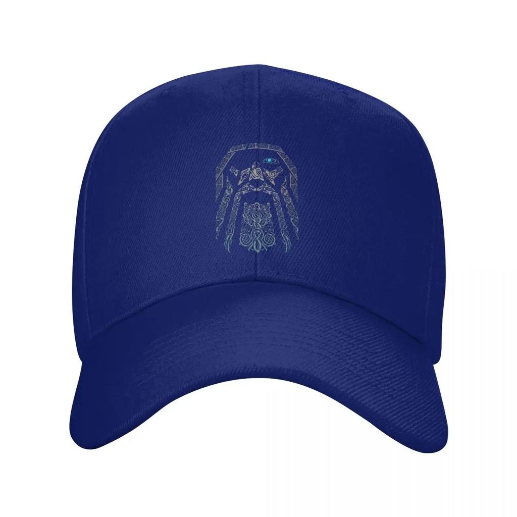Custom Punk Unisex Blue Eye Oden God Baseball Cap Adult Adjustable Dad Hat for Unisex Women Outdoor Snapback Caps