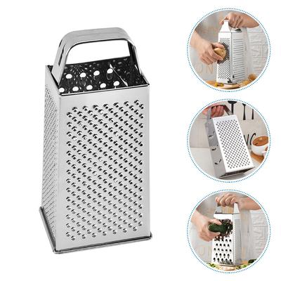 Stainless Steel Grater Vegetable Vegetable Fruit Slicer Cheese Grater (Flat Handle Gold) Kitchen Tools