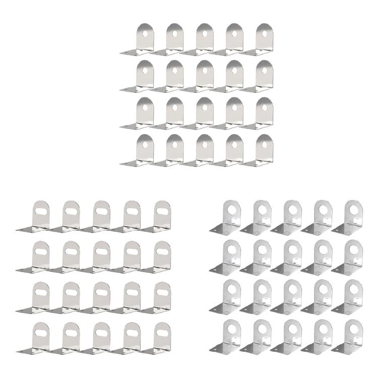 20Pcs Stainless Steel Faucet Hanger Mounting Bracket Faucet Fixing Mount Rack Water Tap Bracket Hanging Plate Enduring