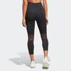 Adidas Solid High-Waist Leggings Women Bottoms Black HR5424