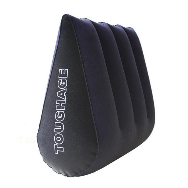 Inflatable Triangle Pillow Sex Position Magic Cushion Erotic Toy For Sex Couple Body Support Pads Air Blow Support Adult Product