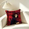 M-Milk chan Animation Pillow Case Square Double-Sided Sofa Cushion Cover Bedroom Bedside Pillow