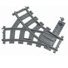 City Brick Train Rail Curve Tracks R56 R72 R88 R104 MOC Switch Cross Forked Curved Rails Building Block Creative DIY Toy