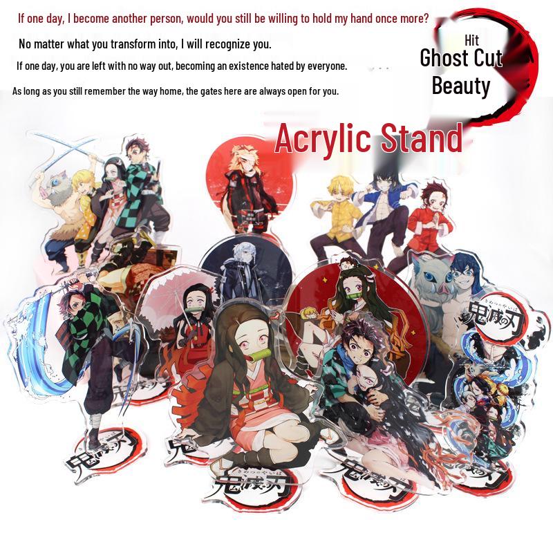 Demon Slayer 40-1 Duży Akrylowy Standee: Kolekcjonerska figurka Tanjiro i Nezuko