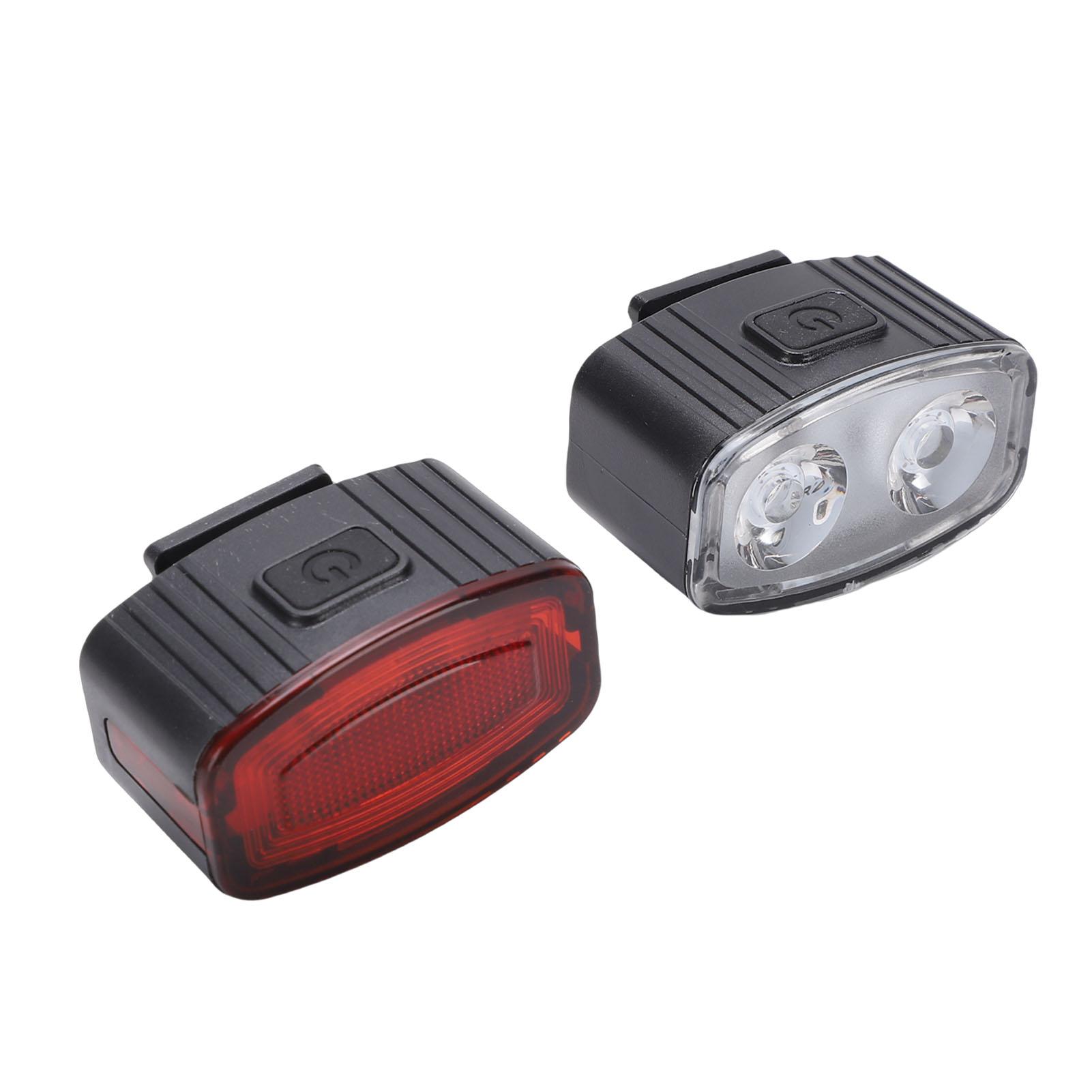 Bike Lights for Night Riding Super Bright Multi Modes Rechargeable Bike Headlight and Tail Light Set for Mountain Cycling