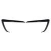 Carbon Fiber Front Fog Light Lamp Eyebrow Cover Trim Fit Tesla Model Y -