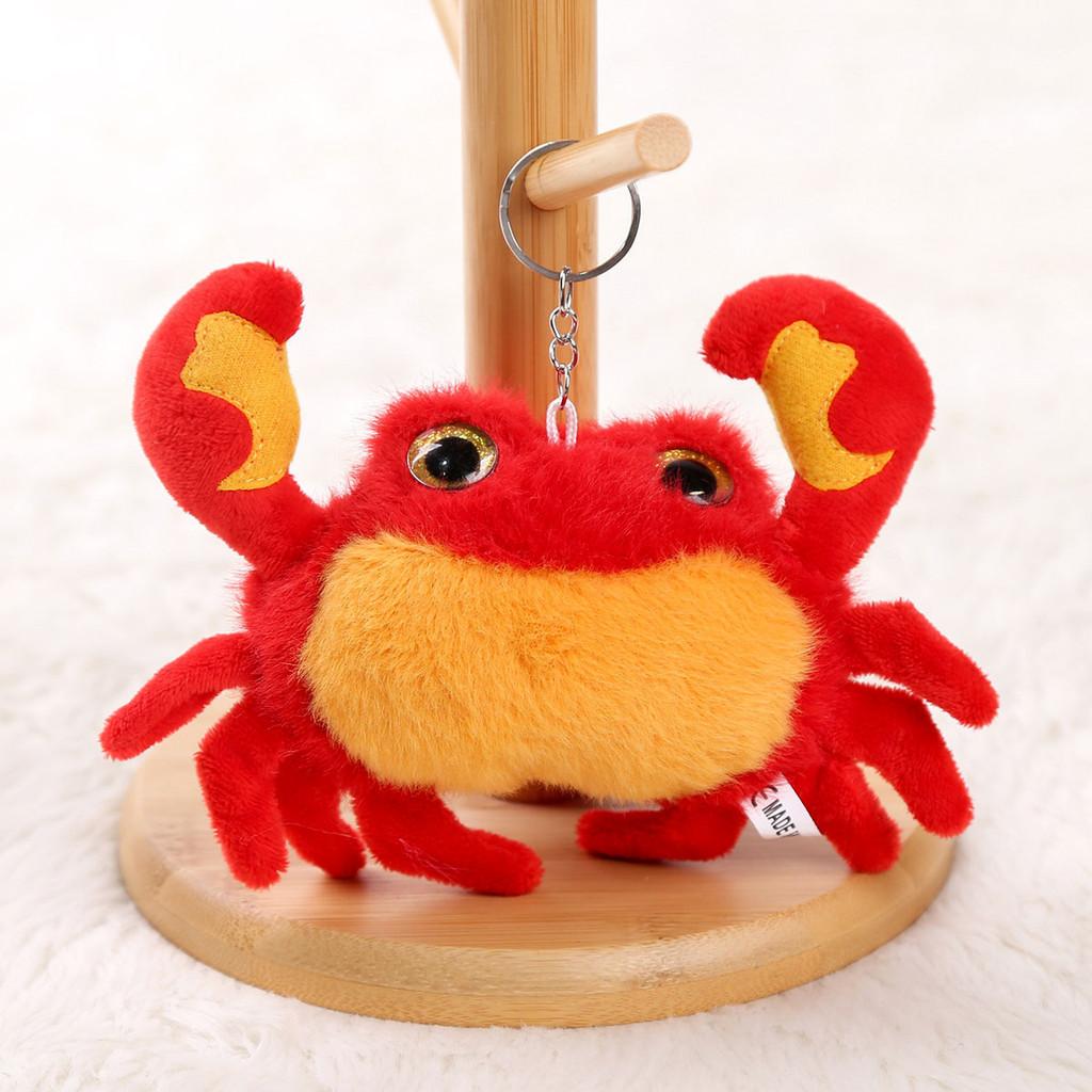 Underwater Animal Plush Keychain With Pp Cotton Filling For Girls Gift And Bag Decoration