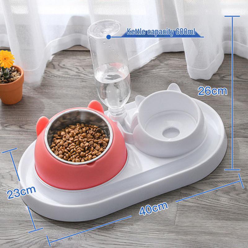 Pet Automatic Stainless Steel Water Feeder Bowl for Dogs & Cats