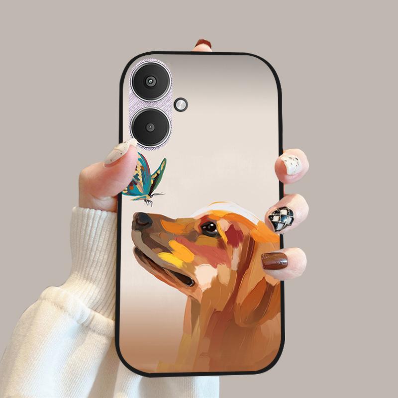For Xiaomi Poco M6 5G Case 23128PC33I Silicone TPU Soft Phone Cover Cases For Redmi 13C 13R 5G Fashion Protective Fundas Shells