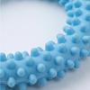 Plush Bird Dog Toy Spiky Rubber Ring Stuffed Bird Dog Chew Toy Rope Knot Interactive Tug-of-War Toy for Teeth Cleaning Small Medium Dogs