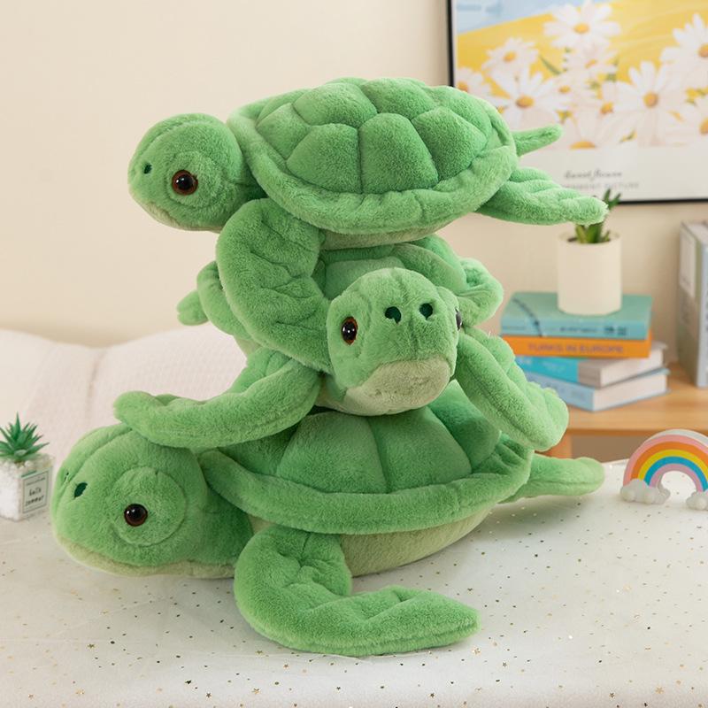 Turtle Plush Toy Doll Simulation Turtle Throw Pillow Big Eye Turtle Doll Children's Rag Doll