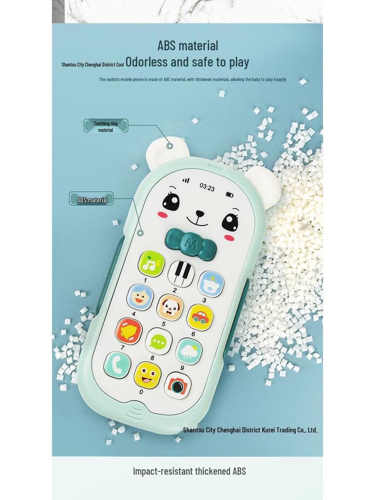 Cross-border Little Chick & Bear Music Phone Toy for Infant Early Learning