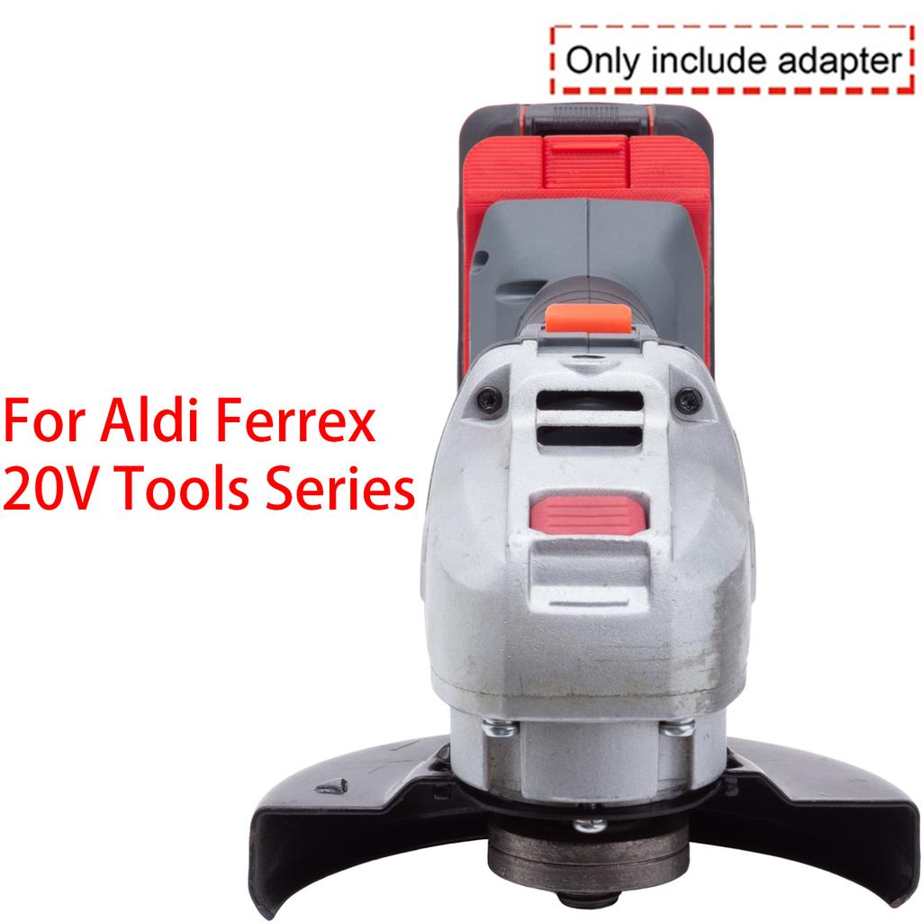 Battery Adapter For Aldi Ferrex 20V Li-ion Tools To Einhell/Ozito 18V Li-ion Battery Adapter Converter Power Tool Accessory