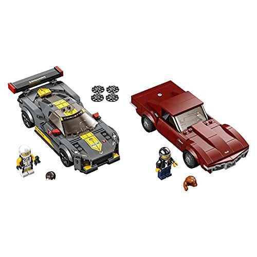 LEGO Speed Champion Chevrolet Corvette C8.R Race Car & 1968 Chevrolet Corvette 76903
