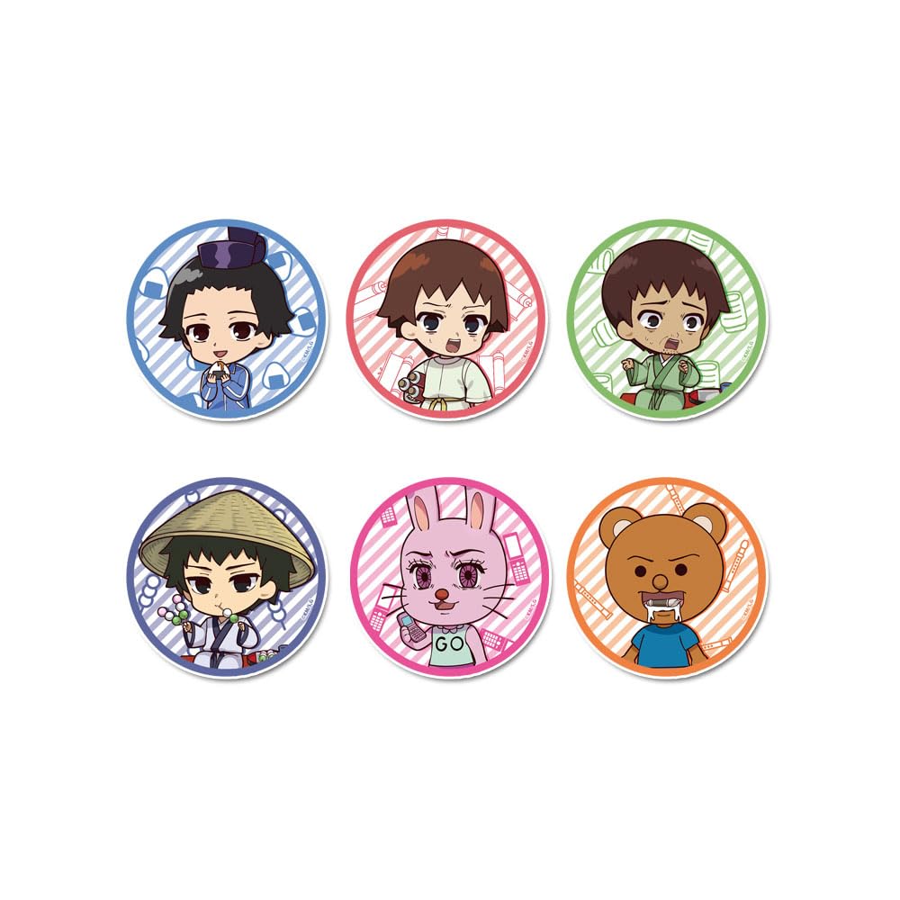 

TV Anime Kosuke Theater Gag Manga Biyori Puchichoco Trading Badges Box of 6 Masuda GO