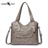 Large Capacity Handbag/shoulder Bag, Trendy Soft Leather, for Middle-aged Women