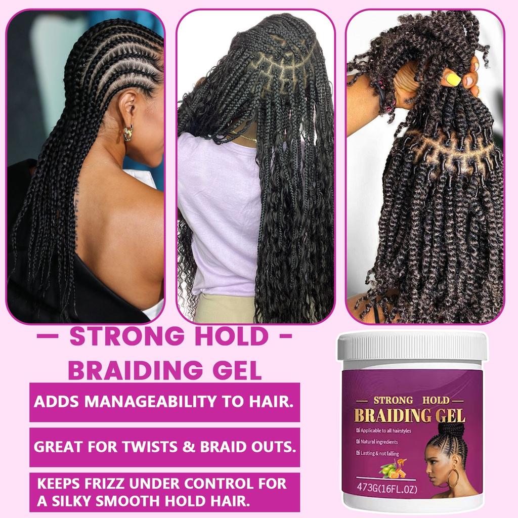 Braid Gel Moisturizing And Styling Hair Wax For Dreadlocks
