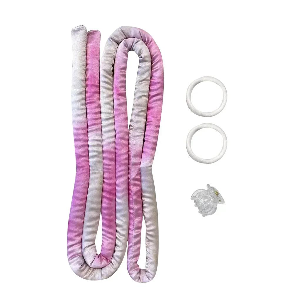 1 Set Heatless Curling Rod Headbands Soft Hair Curlers No Heat Rollers Lazy Silk Curls Sleeping Headband Ties Hair Styling Tools