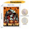 Disney Oil Painting Painting Art Kit Halloween Witch Pumpkin Maple Leaf Handmade Painting Diy Home Decoration