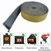 Fireplaces Sealing Rope Door Seal Fire Rope Wood Stove Replacement Gasket for Fireplaces and Wood Stove Doors Enduring